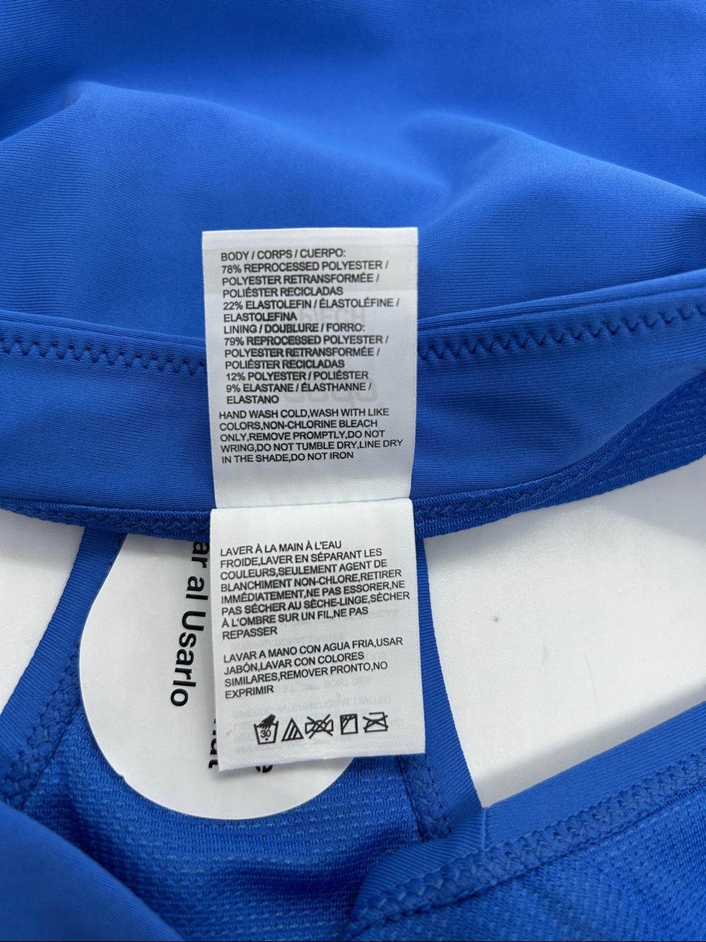 Speedo Bright Blue High-Cut Swim Briefs Women, Size XS NWT. - Picture 4 of 9